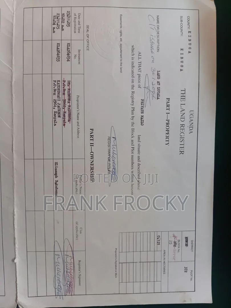 Plot of Land for Sale
