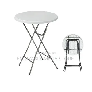 Outdoor High Cocktail Foldable Plastic Table Plastic Table