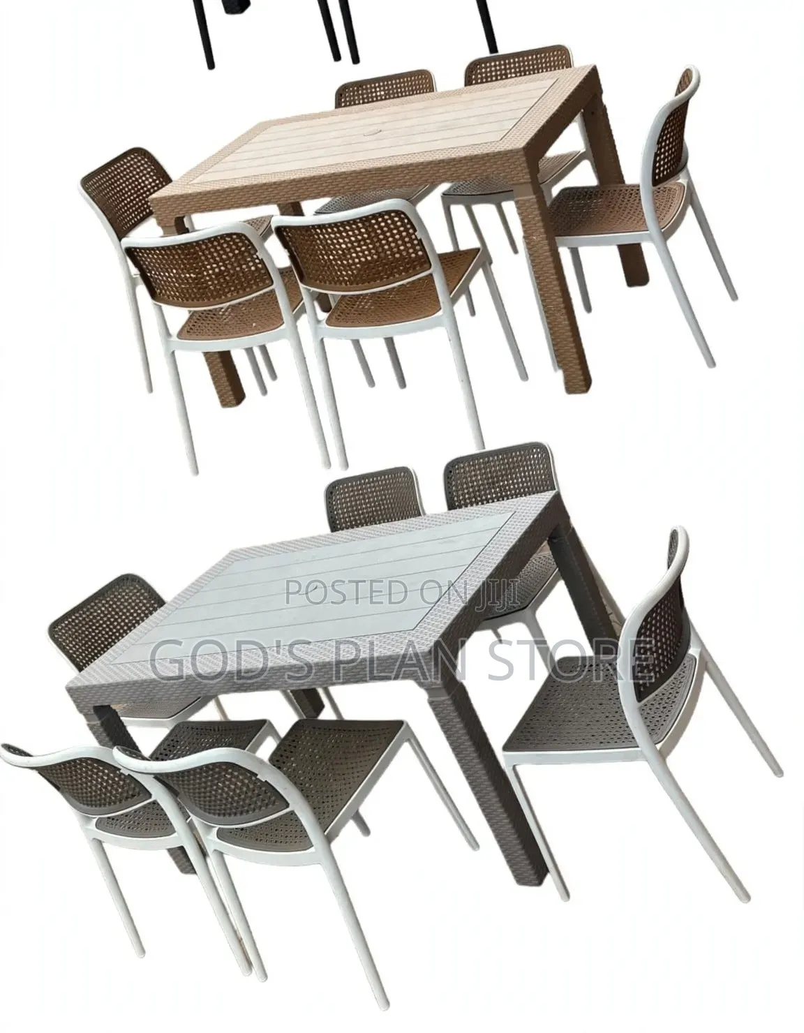 High Quality Bars and Restaurants Plastic Table and Chairs Set