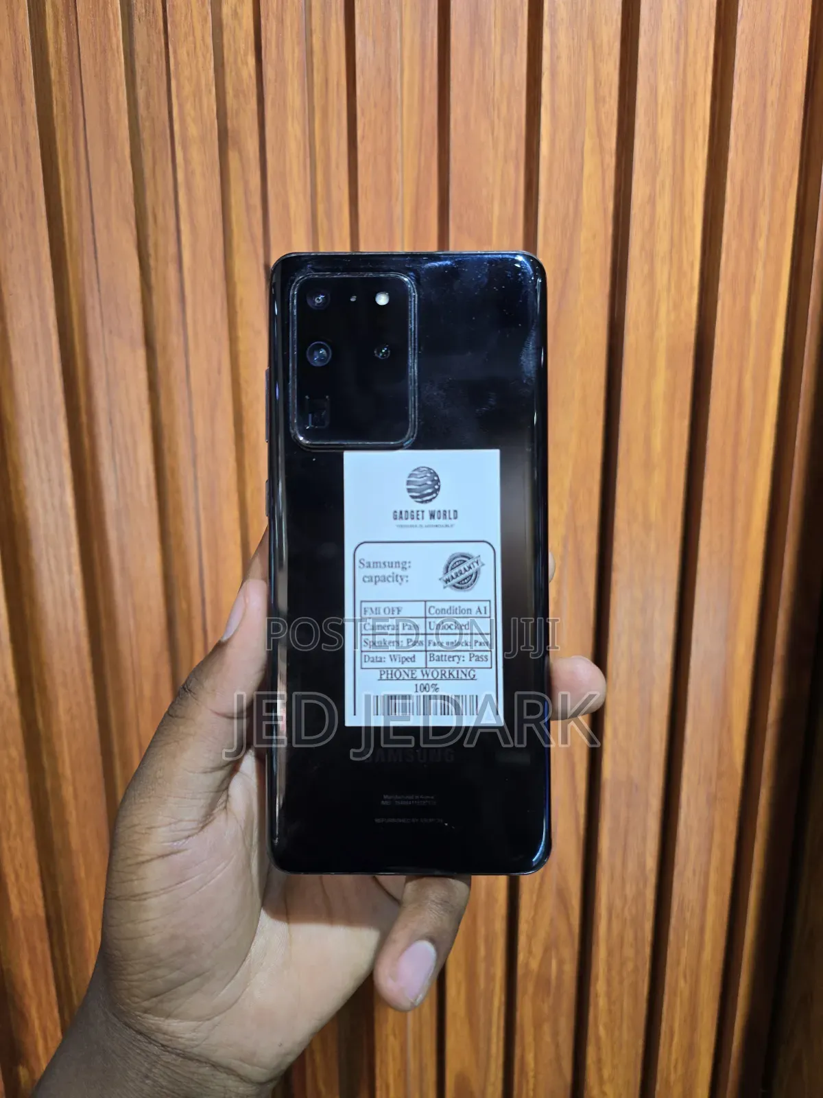Samsung Galaxy S20 Ultra 128 GB Black