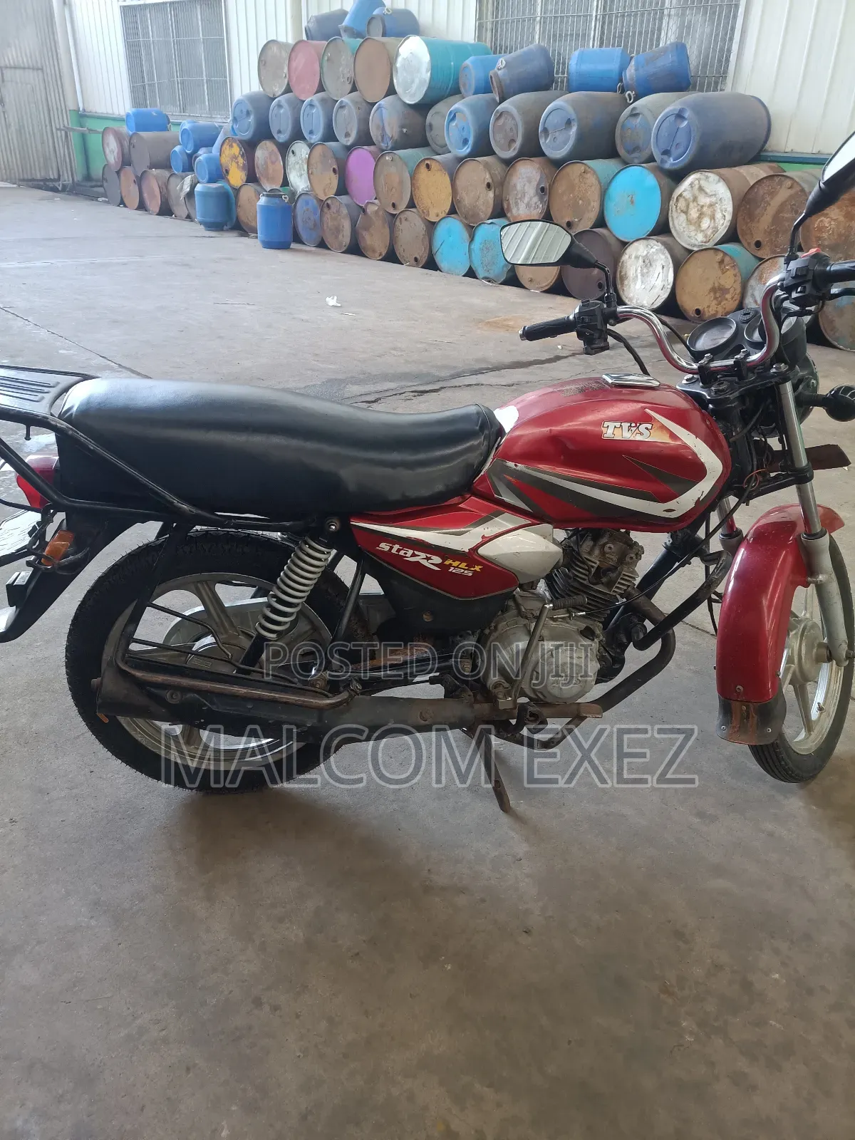 TVS HLX 125 2019 Red