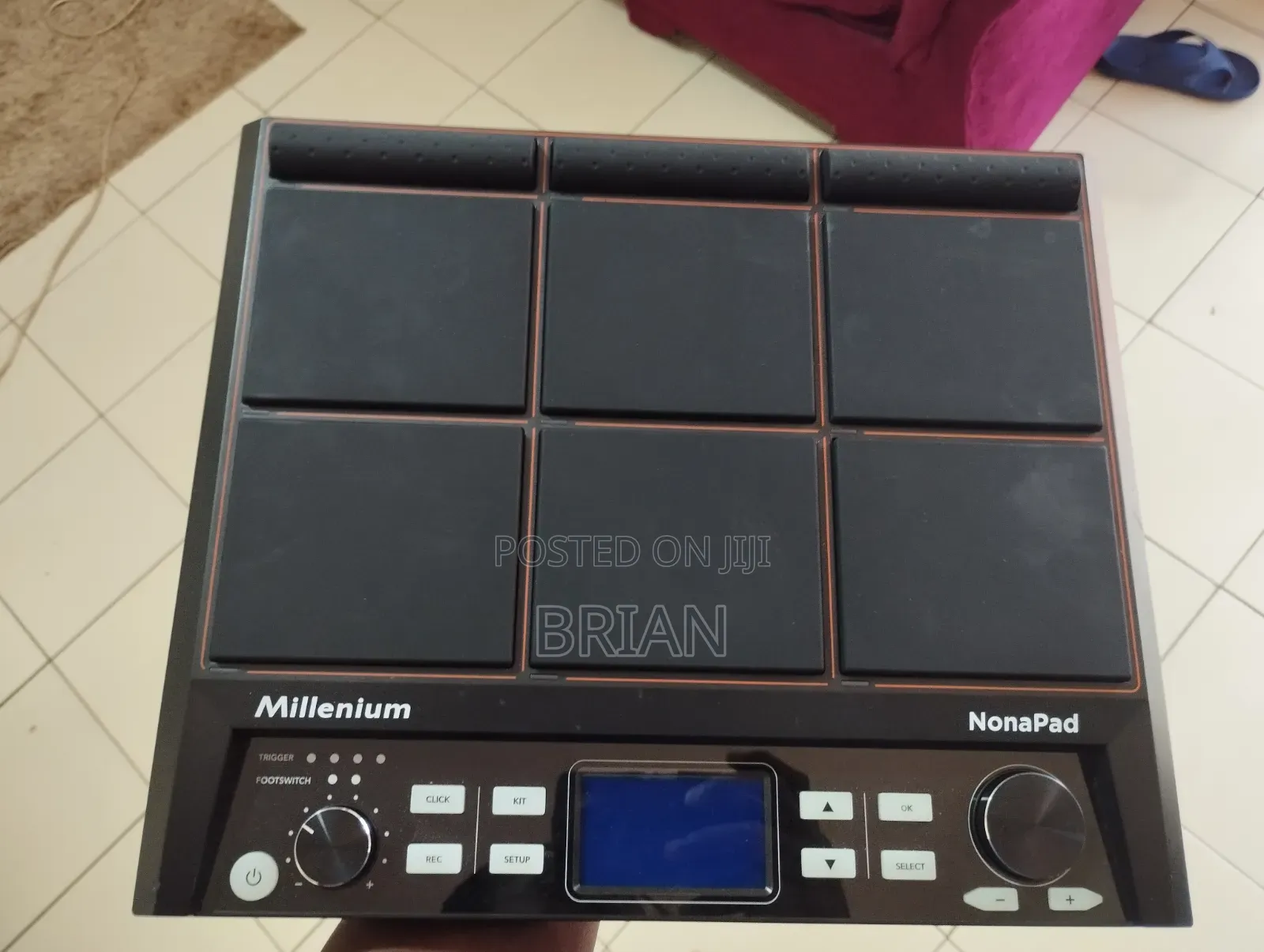 Millennium Drum Pad Plus All Pedals