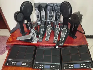 Millennium Drum Pad Plus All Pedals