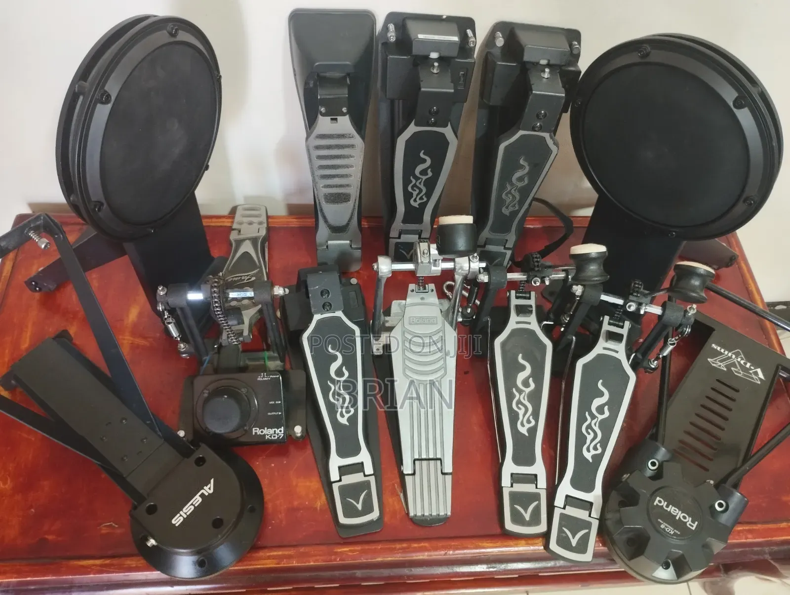 Millennium Drum Pad Plus All Pedals