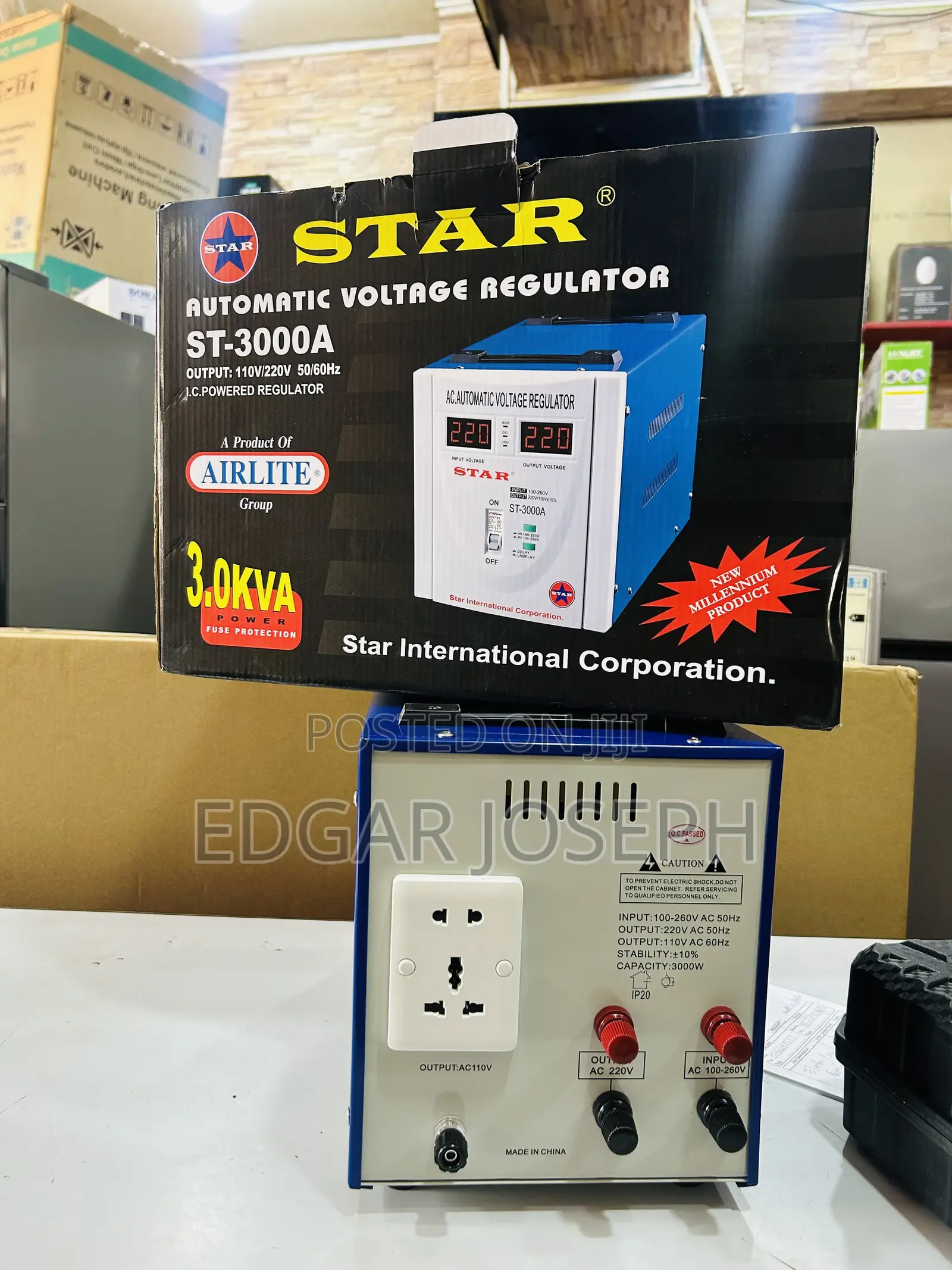 Star Stabilizer or Step Down 3000w