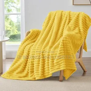Soft Stylish Blanket Yellow