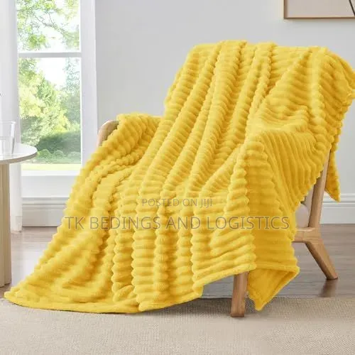 Soft Stylish Blanket Yellow