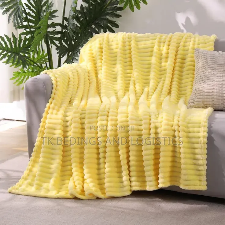 Soft Stylish Blanket Yellow