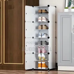Plastic Shoe Rack 8 Tiers