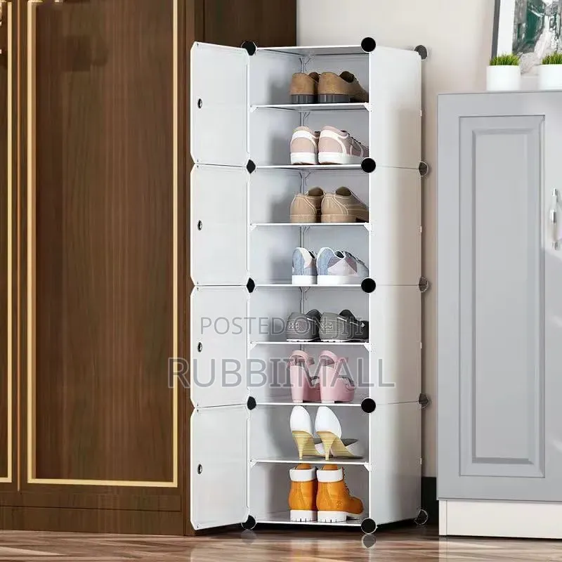 Plastic Shoe Rack 8 Tiers