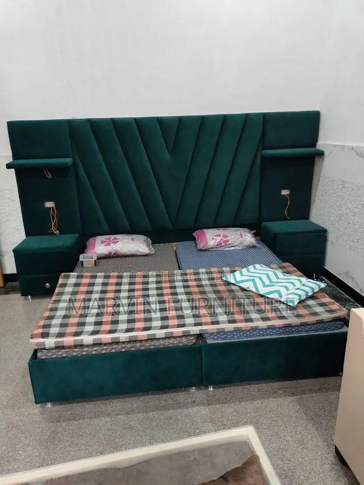 Army Green Color 5by6 Square Bed and 6by6