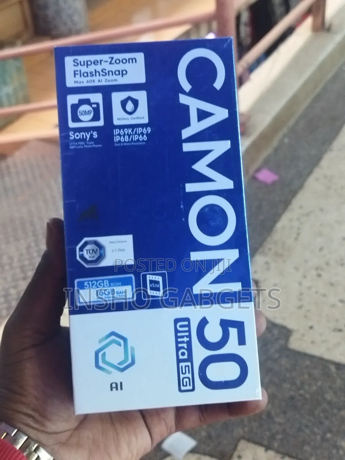 New Tecno Camon 50 Ultra 512 GB Rose Gold