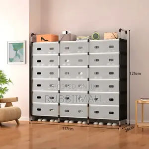 3 Column Shoe Rack 6 Tiers