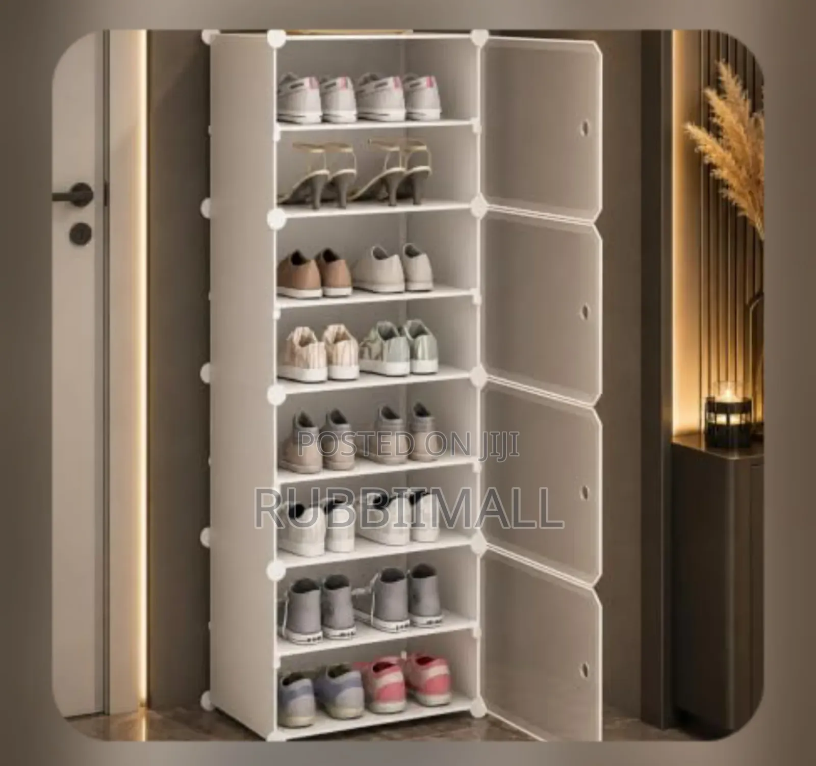 Plastic Shoe Rack 8 Tiers