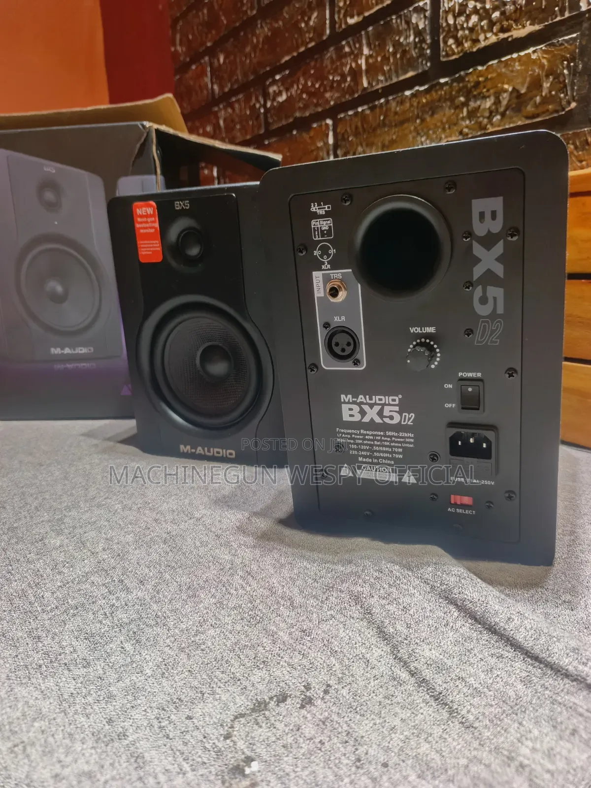 M Audio Bx5 Studio Speaker Monitors