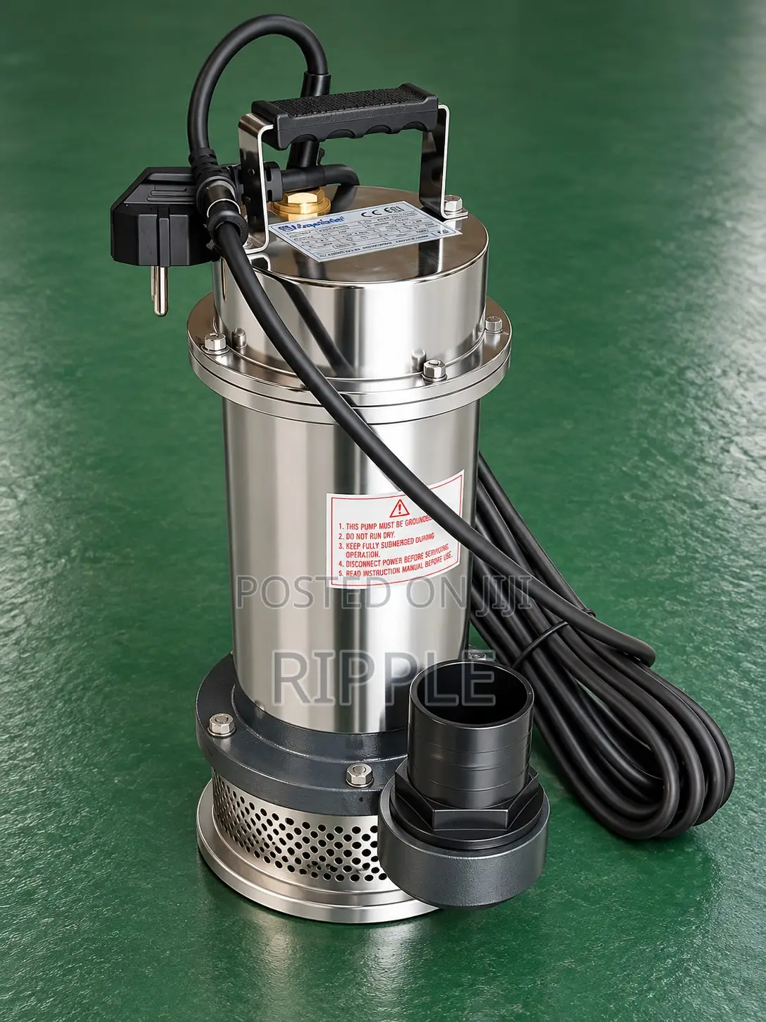 450W AC Submersible Drainage Pump – 10m Head | 15,000l/H