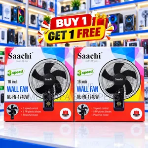 Saachi 16-Inch Wall Fan – Buy 1 Get 1 FREE! 