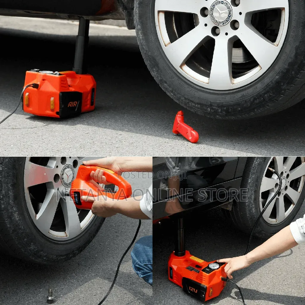 5Tonnes Multifunction Electric Hydraulic Car Jack and Impact Wrench
