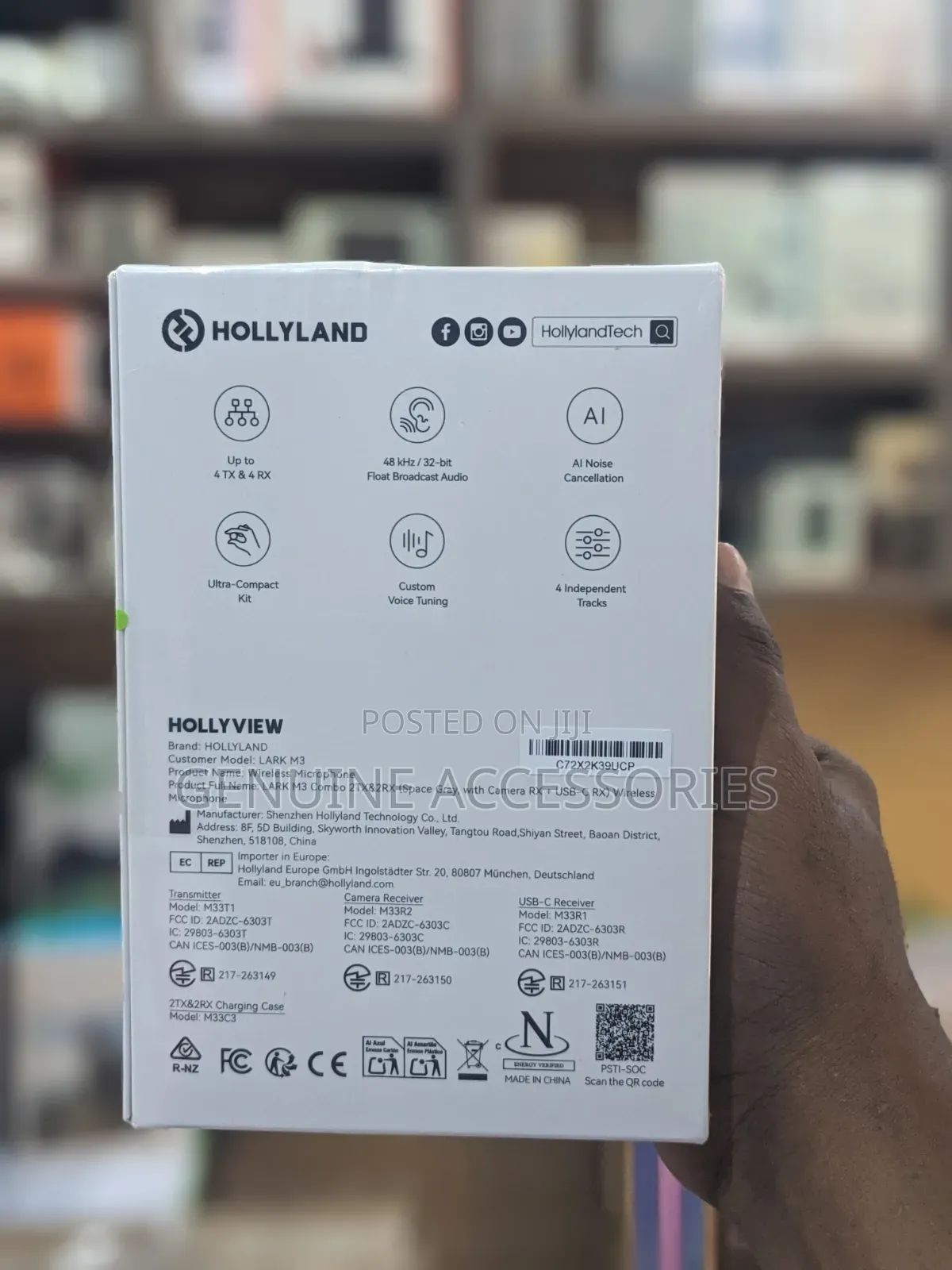Hollyland Lark M3 2TX&2RX(2TX+camera RX+USB-C RX)