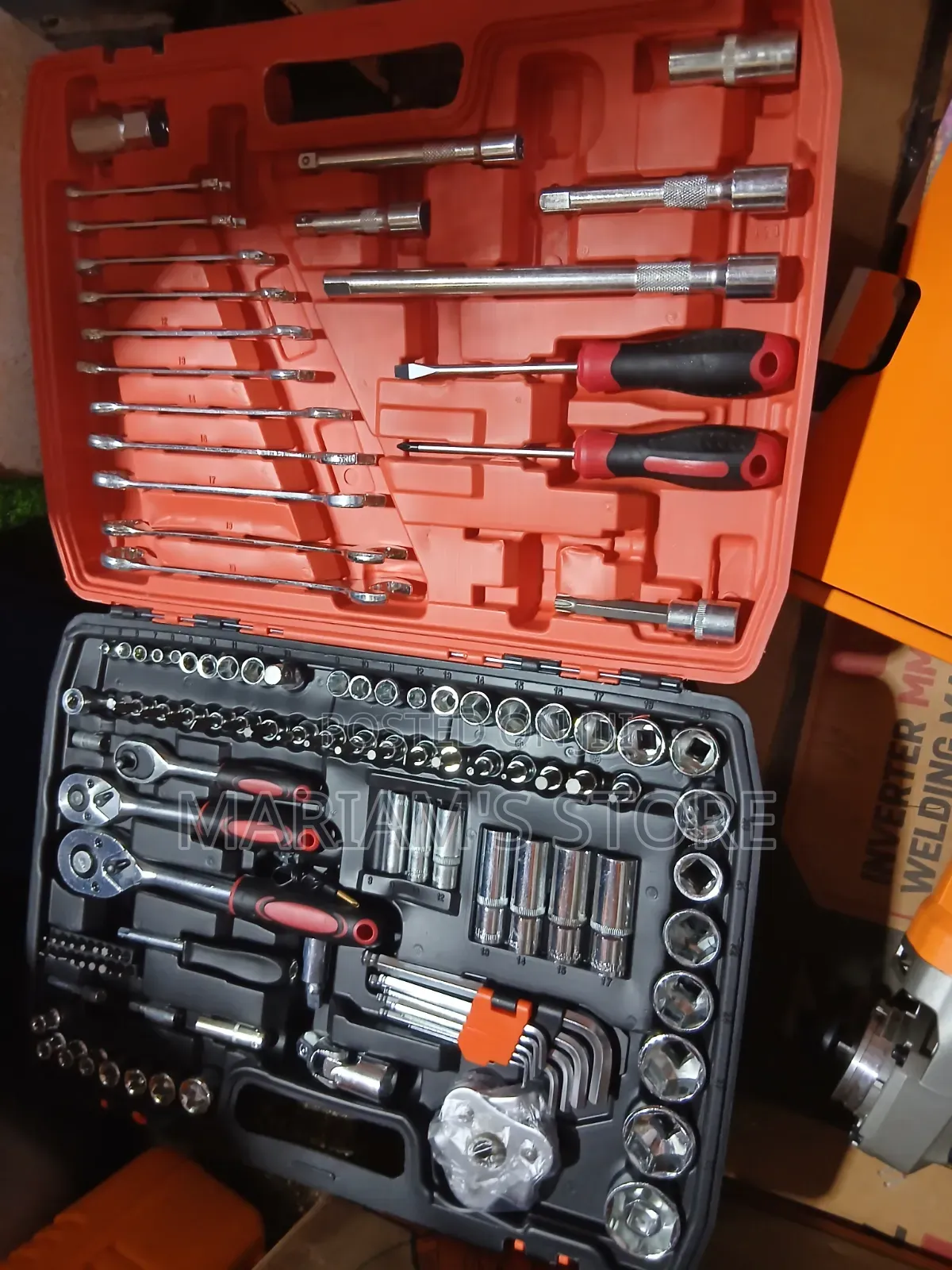 Multi-Piece Mechanic Tool and Socket Set