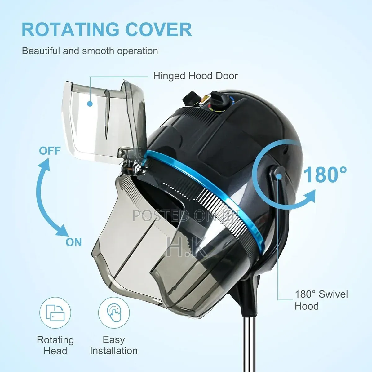 Professional Hooded Hair Dryer
