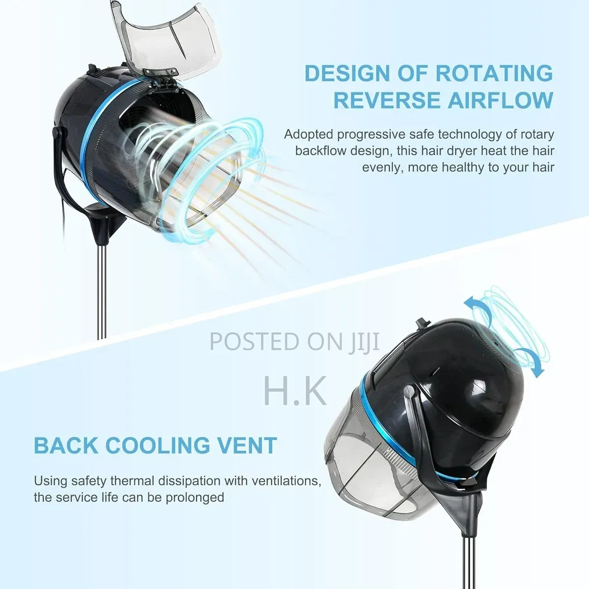 Professional Hooded Hair Dryer