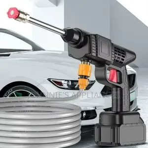 98V Cordless High-Pressure Car Washer With Battery and Accessories Kit