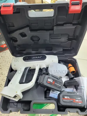 98V Cordless High-Pressure Car Washer With Battery and Accessories Kit