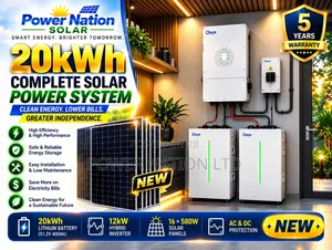20kwh EcoSun Deye Hybrid/Lithium Solar Energy System Full Kit