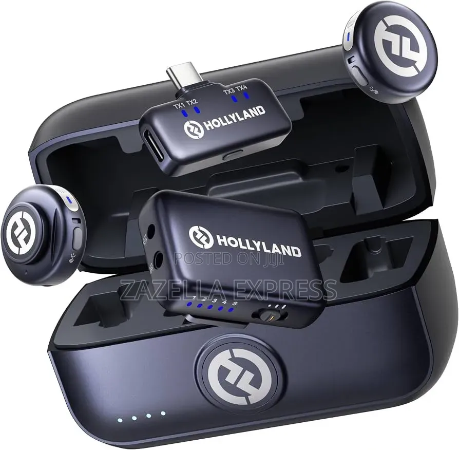 Hollyland Lark M3 2TX & 2RX (2TX+Camera RX+USB-C RX)Wireless Microphon
