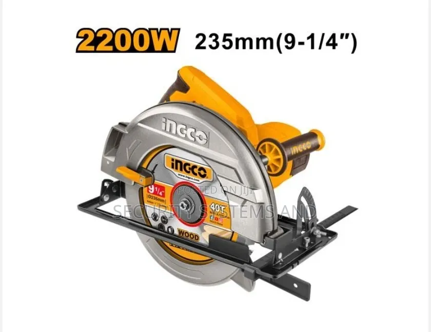 Ingco Circular Saw 9" 235mm 2200w With 1 Blade Cs23522