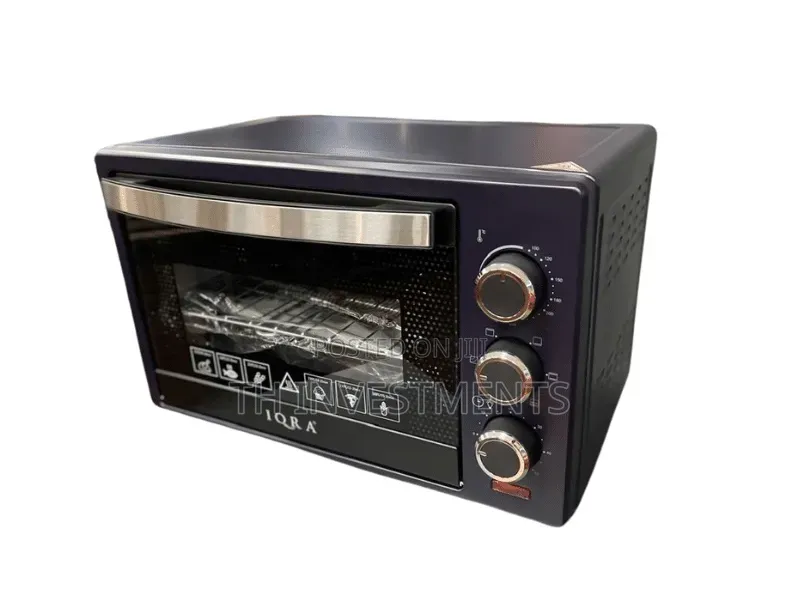 Iqra 25L Premium Electric Oven IQ-EO30; 1600W, 60-Min Timer, Rotisseri
