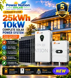 25kwh 48v Massive Clean Energy Hybrid Lithium Solar System