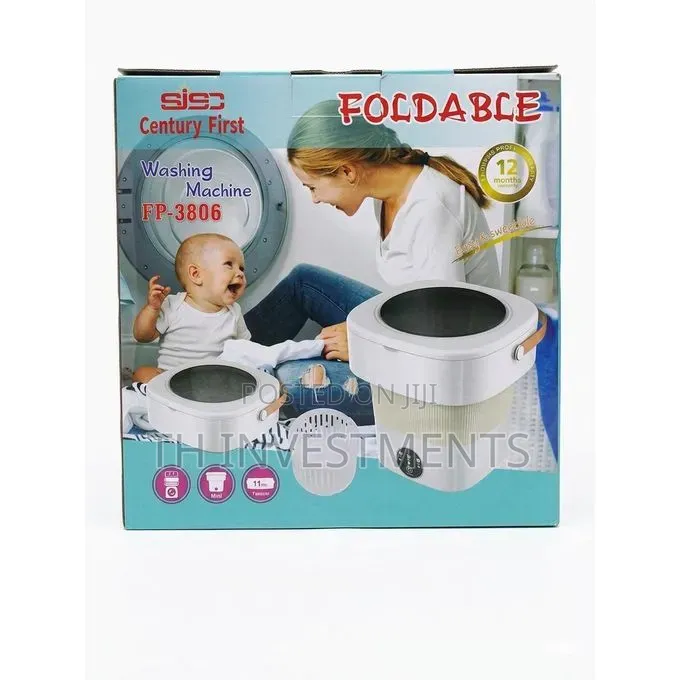 Folding Mini Children's Clothes Washing Machine 11L Capacity