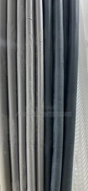 Gray Curtains Per Meter