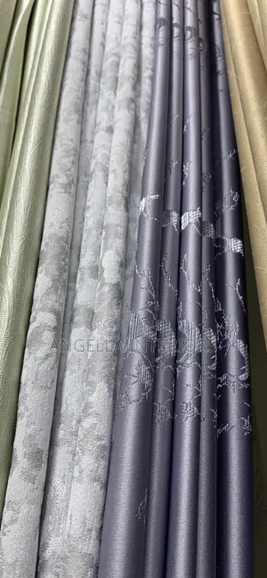 Gray Curtains Per Meter