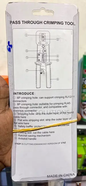 Modular Plug Crimping Tool