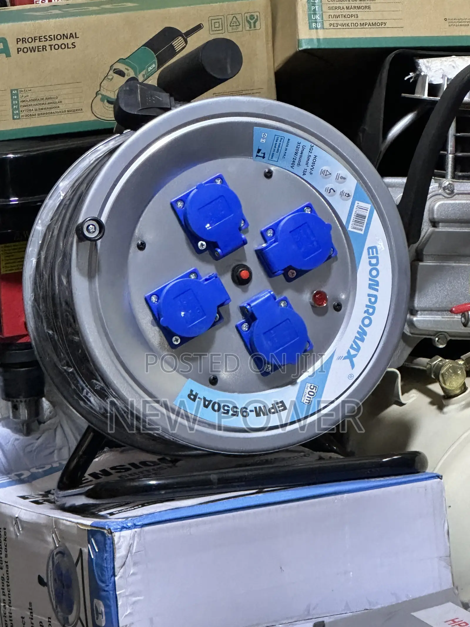 50m Cable Reel Copper