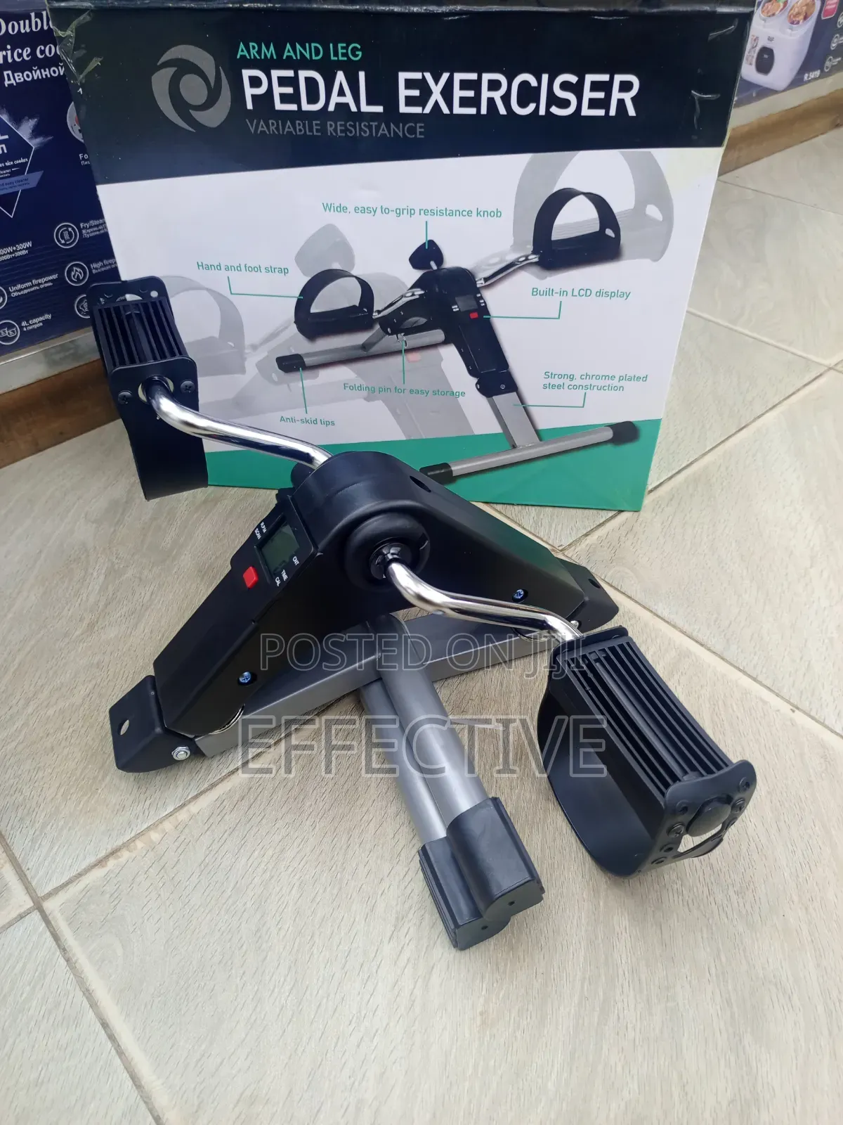 Foldable Arm and Leg Pedal Exerciser