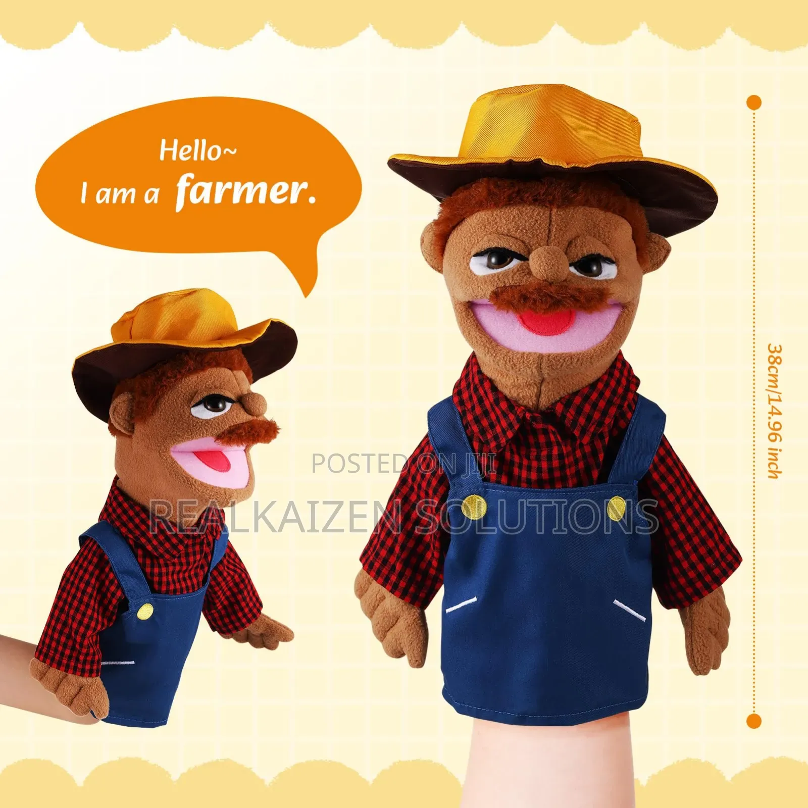 Stuffed Hand Puppets| Soft Realistic & Fun Characters 4 Creative Play