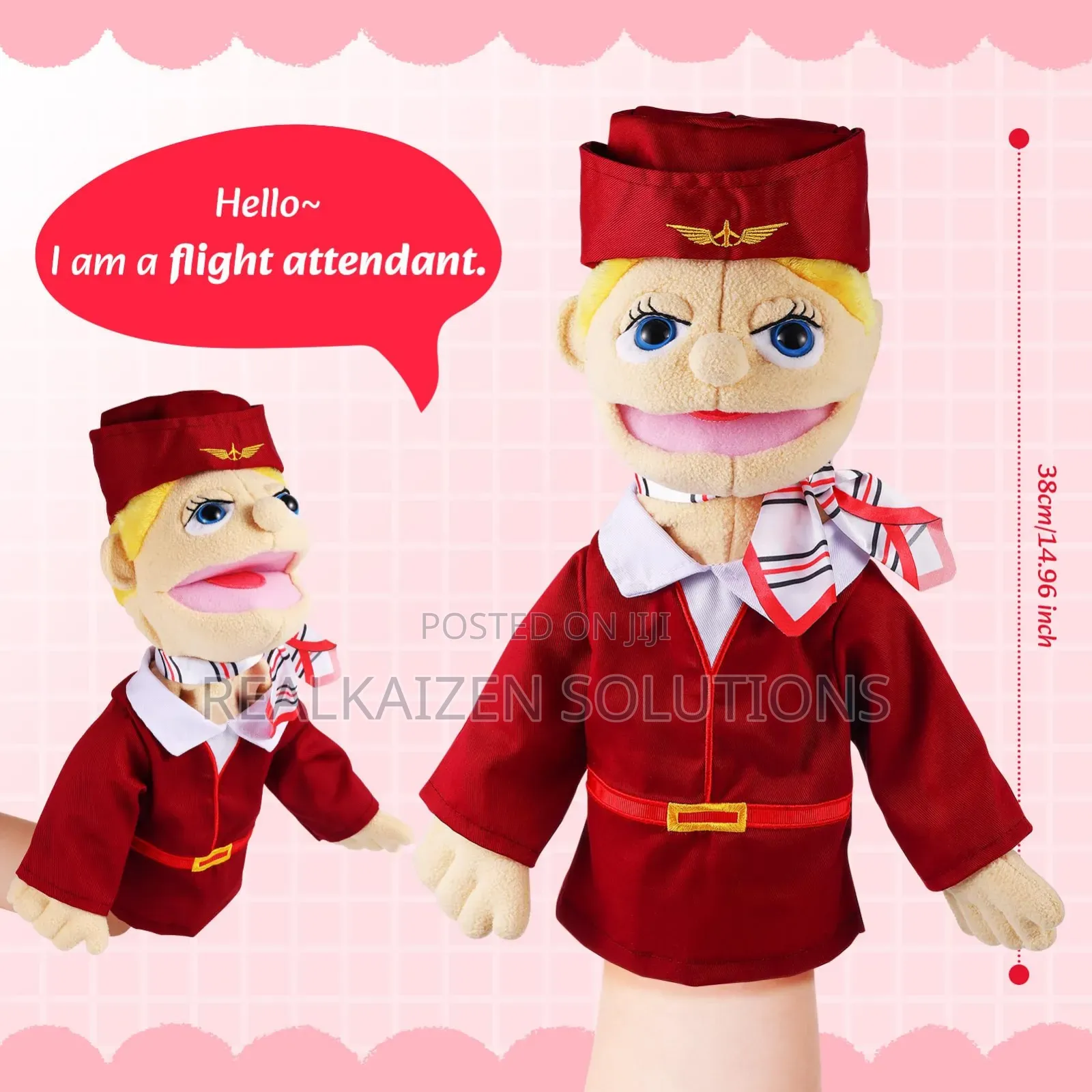 Stuffed Hand Puppets| Soft Realistic & Fun Characters 4 Creative Play
