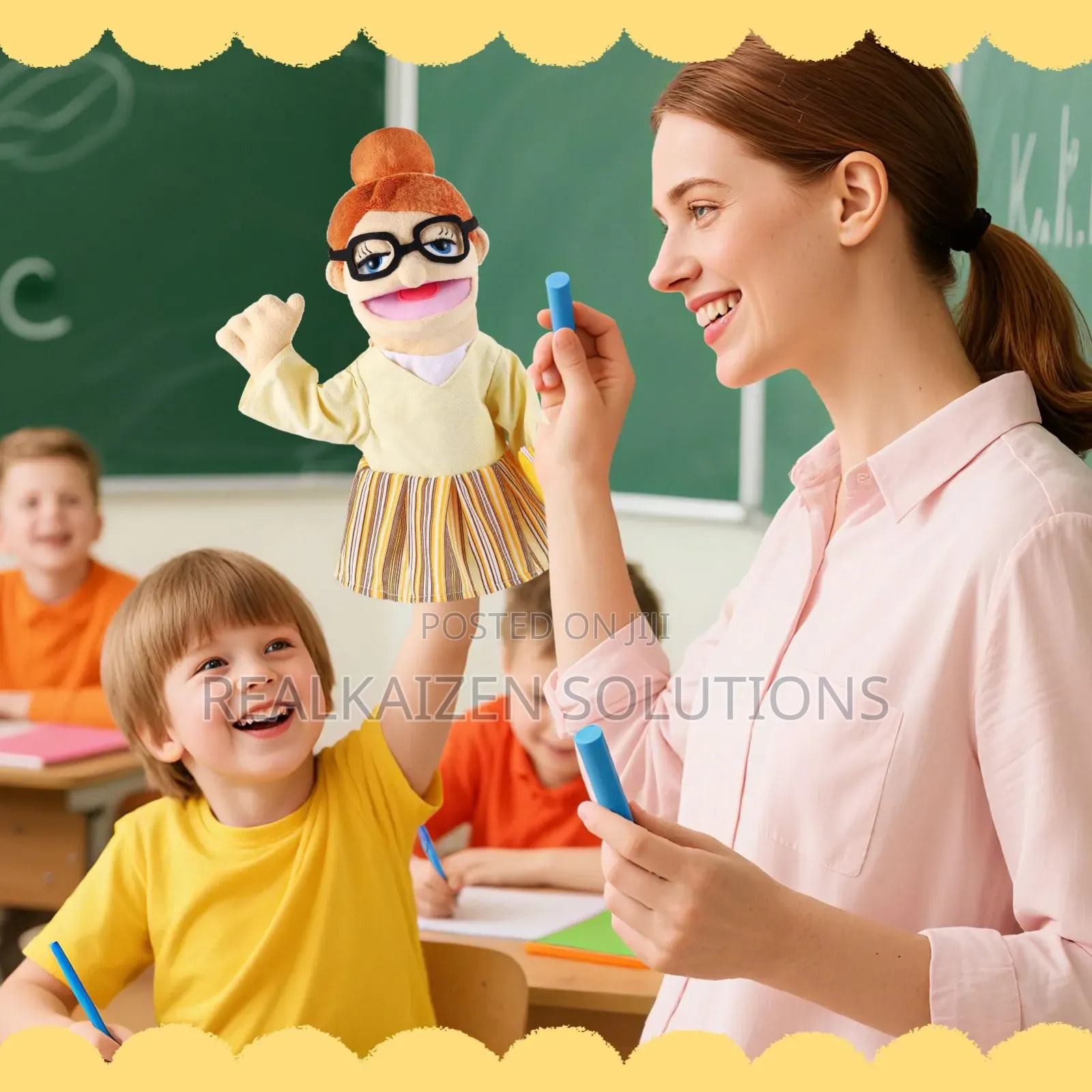 Stuffed Hand Puppets| Soft Realistic & Fun Characters 4 Creative Play