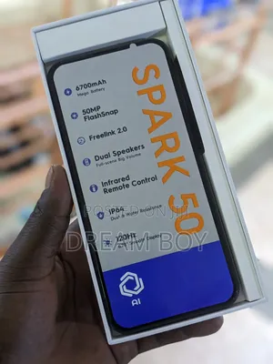 New Tecno Spark 50 128 GB Black