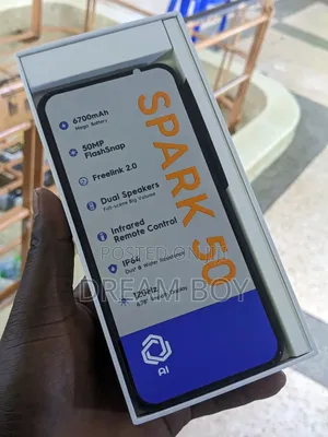 New Tecno Spark 50 128 GB Black