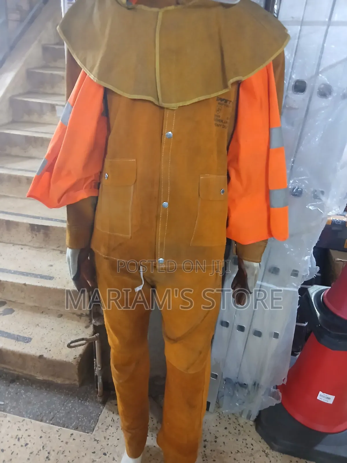 Heavy-Duty Leather Welding Suit (Personal Protective Equipmen
