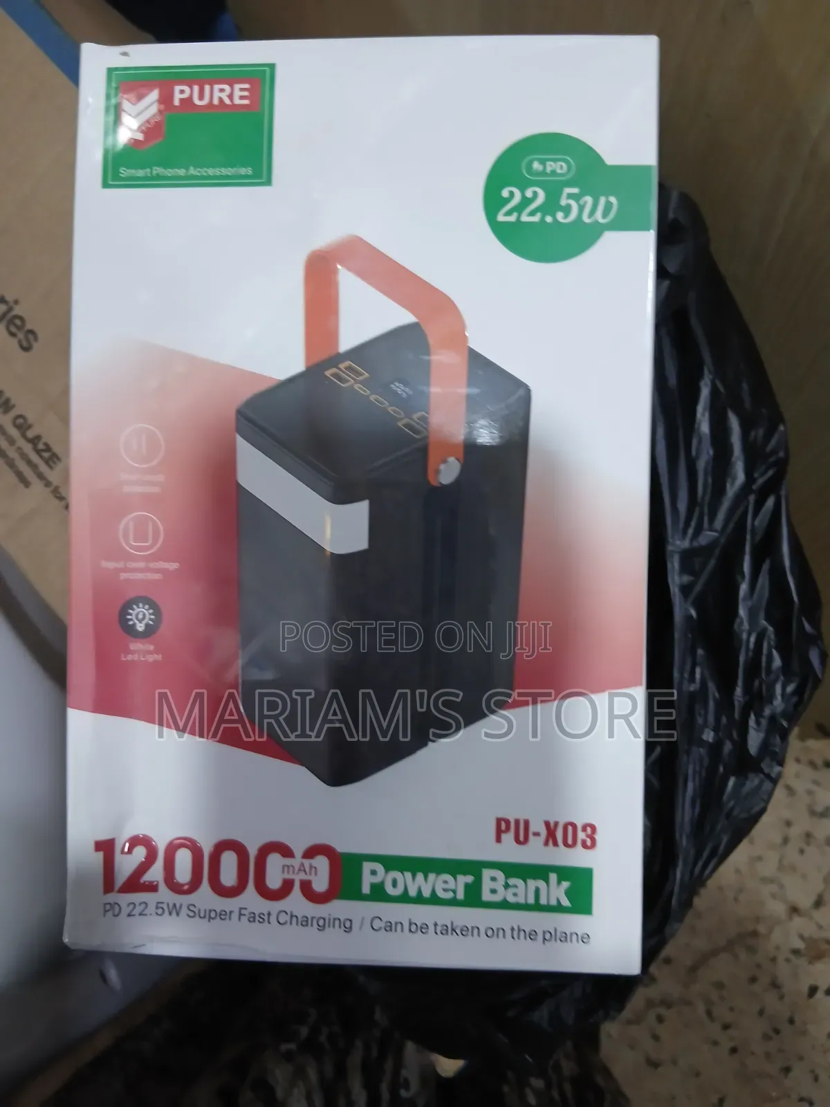 Portable Power Bank in 120,000mAh Capacity, 22.5W PD