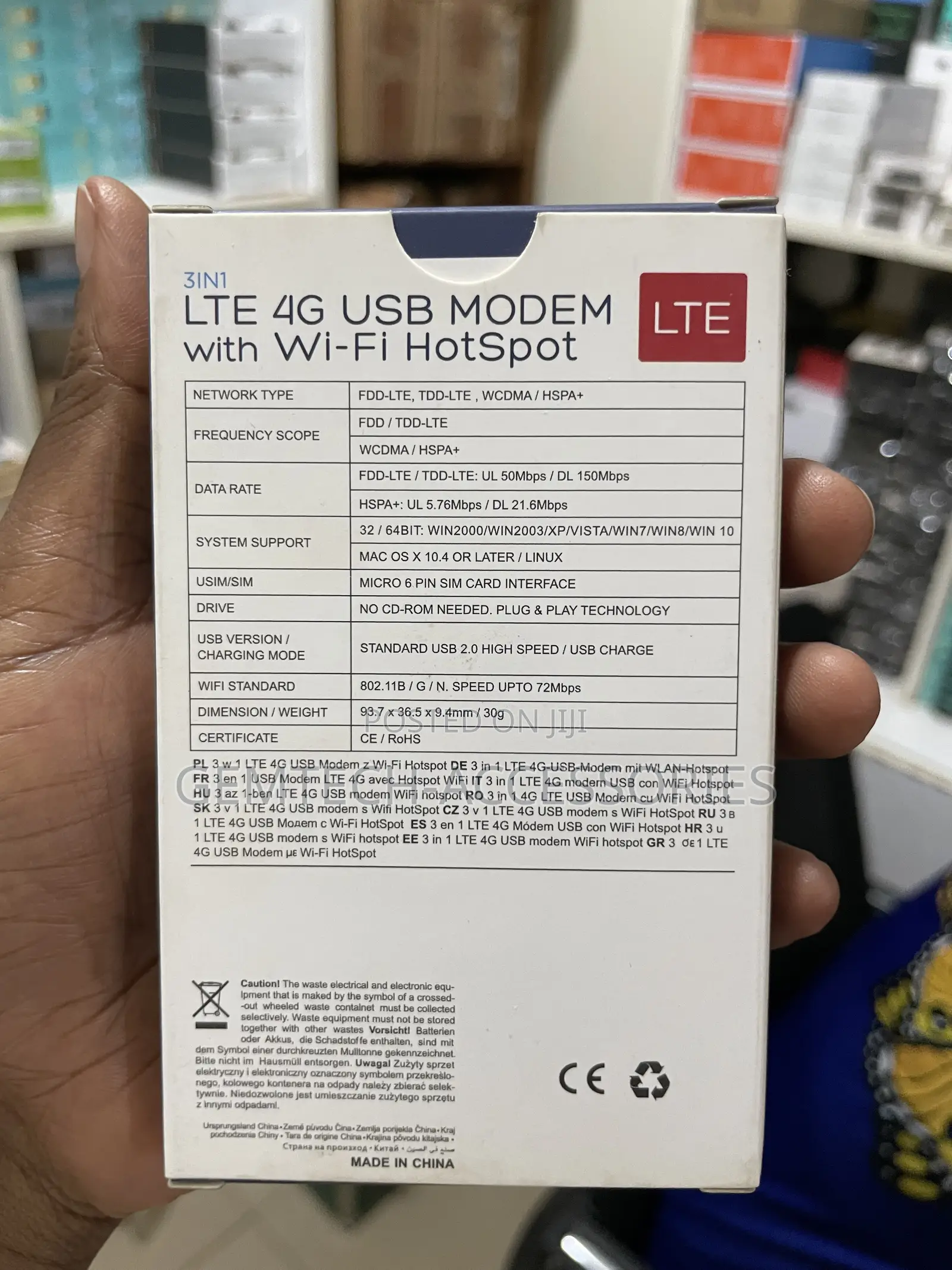 USB 4g Modem Open to All Networks