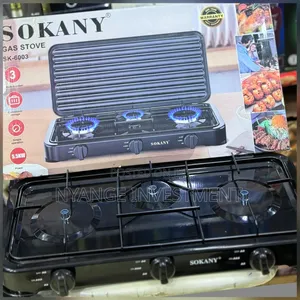Sokany SK-6003 3-Burner Gas Stove.