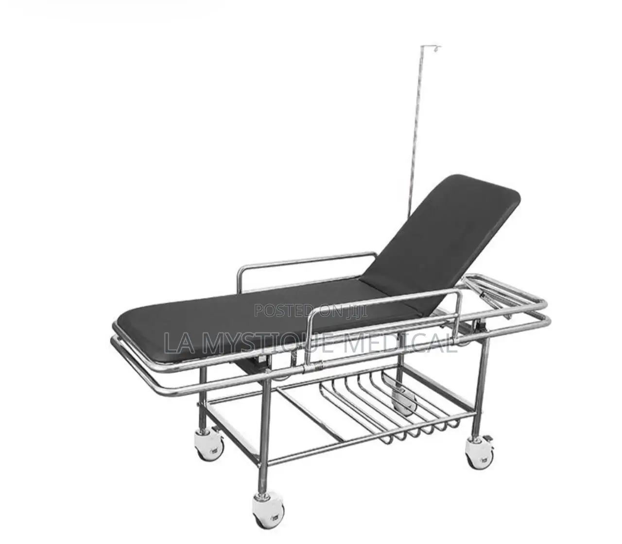 Emergency Stainless Steel Patient Transfer Trolley