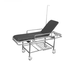 Emergency Stainless Steel Patient Transfer Trolley